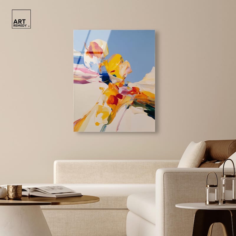 Flippant Bloom II Acrylic by Art Remedy, Ready to Hang