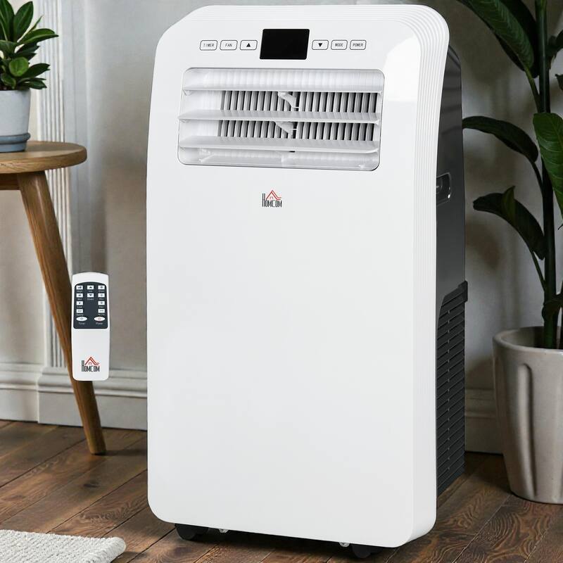 12000 BTU Portable Air Conditioner with Dehumidifier, 3-in-1 Room AC for Up to 550 Sq Ft, Remote, Timer