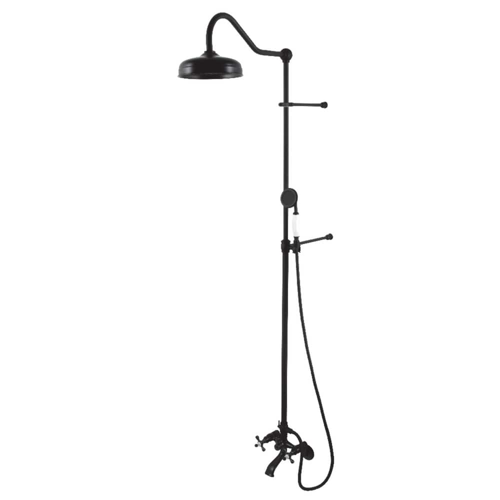 Kingston Brass Vintage Clawfoot Tub Faucet Package with Shower Combo