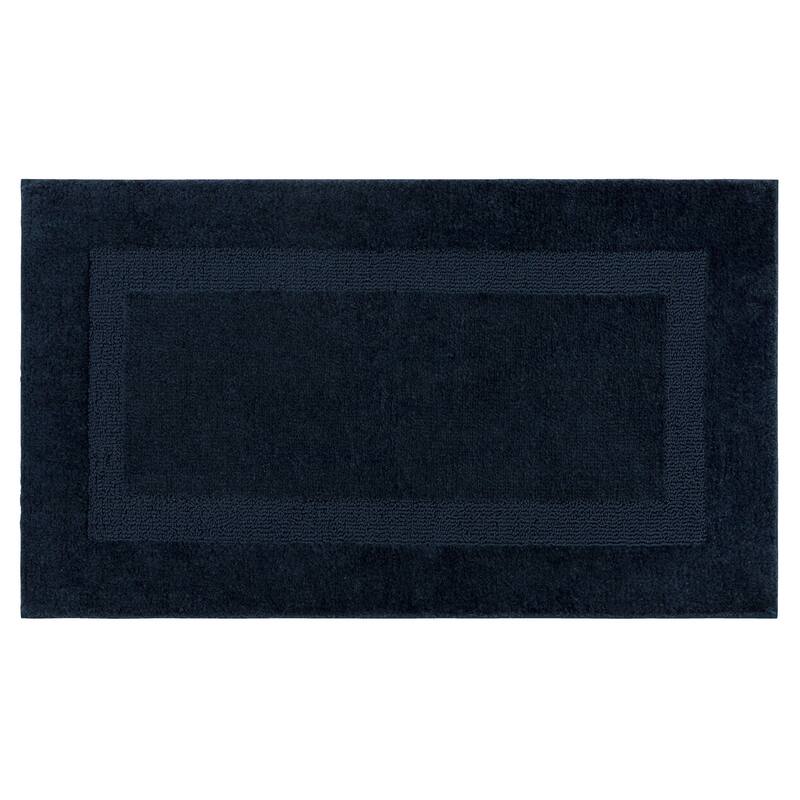 Mohawk Home Prestige Machine Washable Bath Mat - 1' 8" x 2' 10" - Indigo Prestige