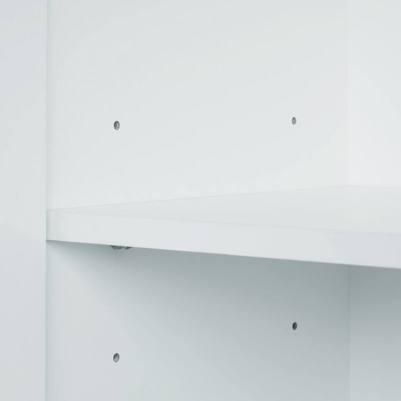 Tall and Wide Bathroom Floor Storage Cabinet