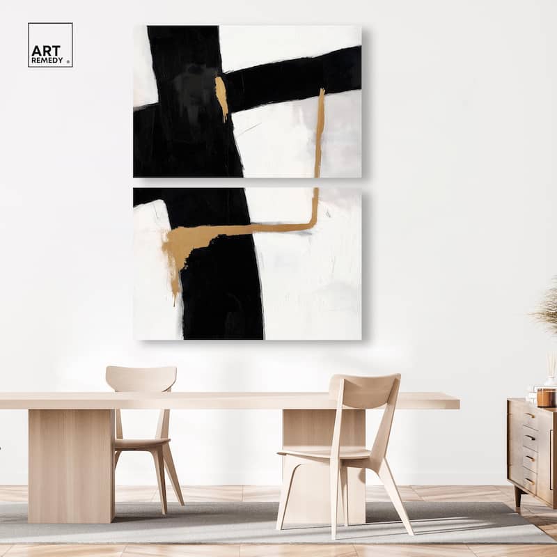Urban Grid III Canvas Set of 2 by Art Remedy, Gallery Wrapped