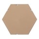 preview thumbnail 20 of 35, Kate and Laurel Calter Hexagon Framed Wall Mirror