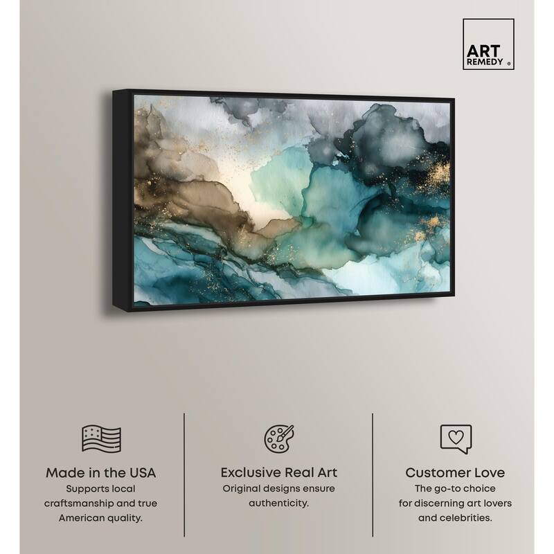 Veiled Inlet Canvas by Art Remedy