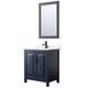 Option Dark Blue / White Quartz Top / Matte Black