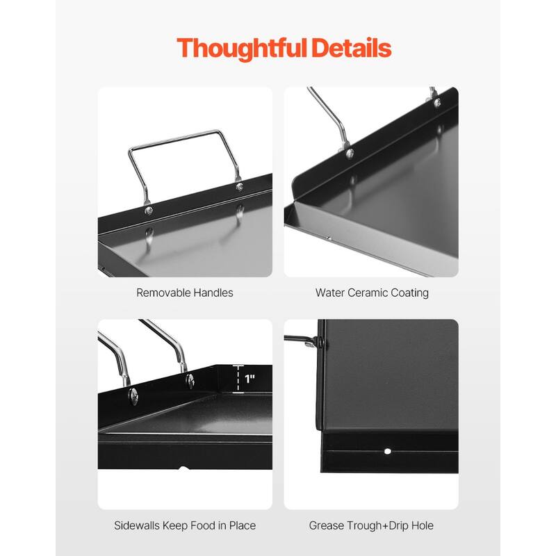 Flat Top Griddle Universal BBQ Grill Pan Cookware
