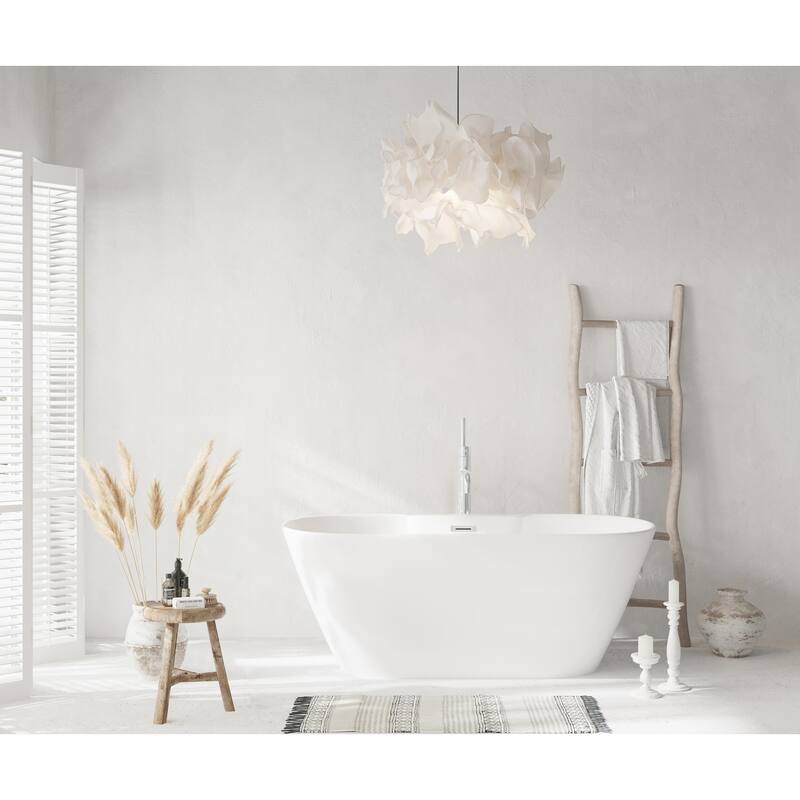 Nicolette Bathtub in Glossy White