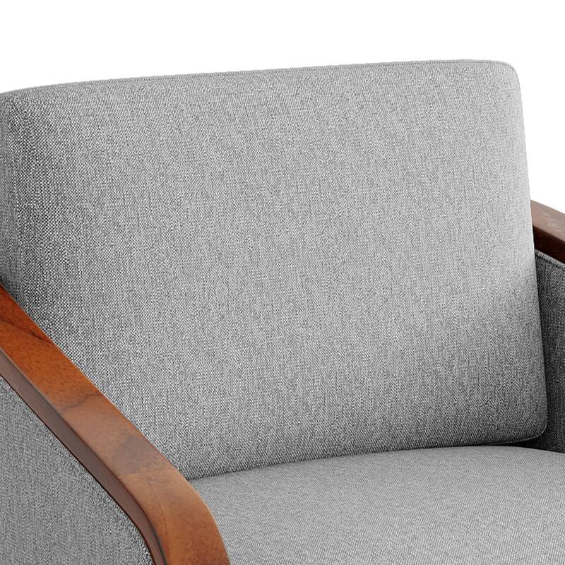 Modern Upholstered Swivel Accent Chair