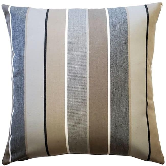 Sunbrella Milano Char Throw Pillow