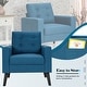 preview thumbnail 29 of 31, Costway Set of 2 Modern Tufted Accent Chair Linen Upholstered Armchair