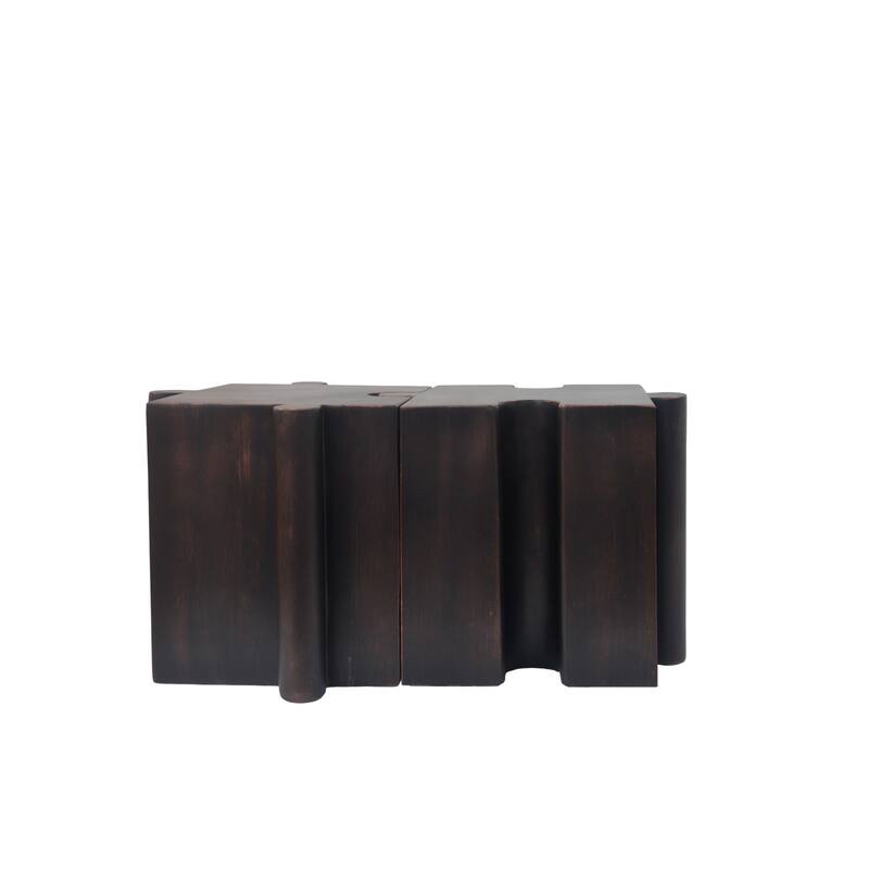 Puzzle Art Side Table, Modular Side Table, Antique Copper Side Table - Two Copper-Combo1