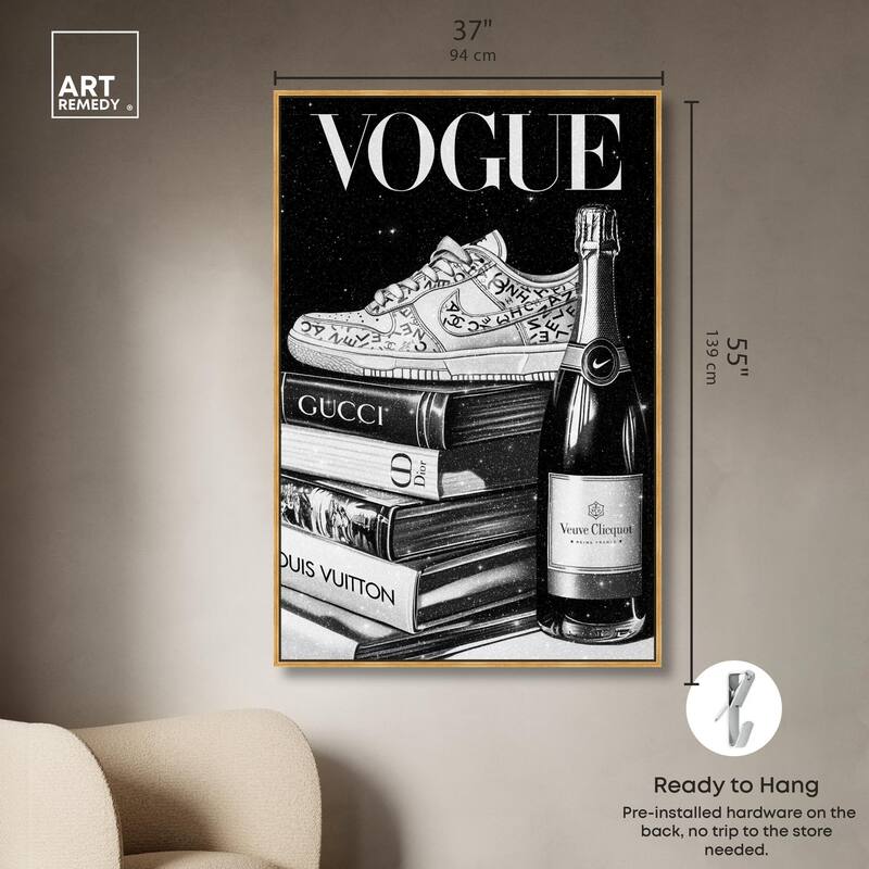 Sneaker Glitz and Glam Cover II Canvas by Art Remedy