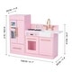 preview thumbnail 9 of 13, Teamson Kids - Little Chef Charlotte Modern Play Kitchen - Pink / Gold - 41.61" L x 11.81" W x 31.89" H