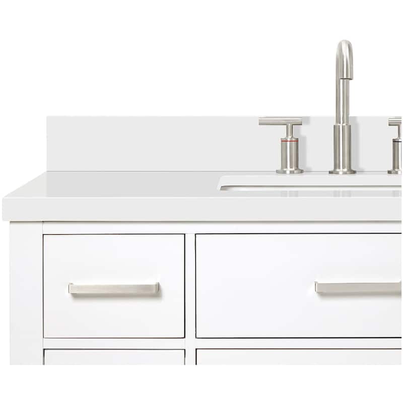 Ariel H043SWQRVO Bristol 43" Free Standing Single Rectangular Basin