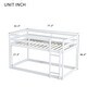 preview thumbnail 93 of 95, Low Loft Bed with Ladder, Solid Rubber Wooden Bed Frame for Multi Children, Floor Bed - Available with or without Slats