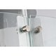 preview thumbnail 7 of 10, Warehouse of Tiffany Fortuna Semi Flush Mount Ceiling Light Satin Silver and Seeded Glass Finish 3-Light