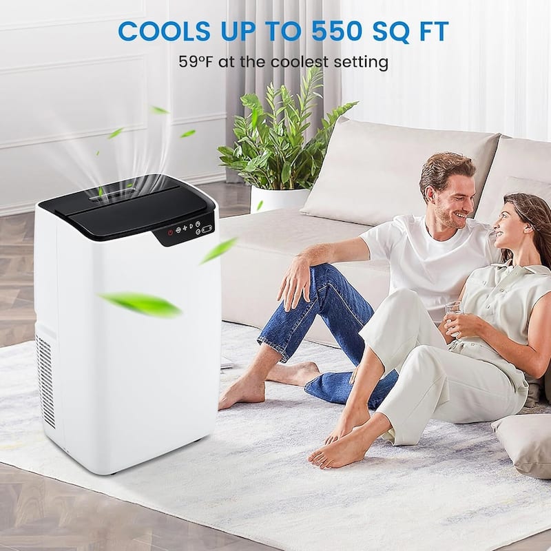 12000 BTU Portable Air Conditioner with Dehumidifier, Fan