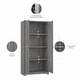 preview thumbnail 48 of 81, Cabot Tall Storage Cabinet with Doors by Bush Furniture