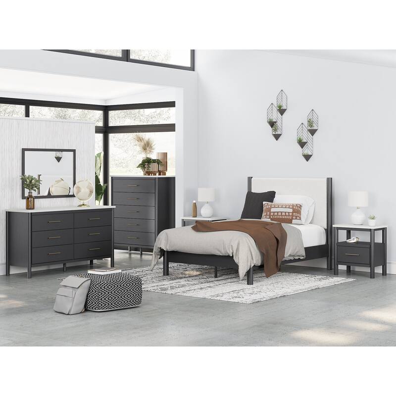 Signature Design by Ashley Cadmori Black/White Chest of Drawers