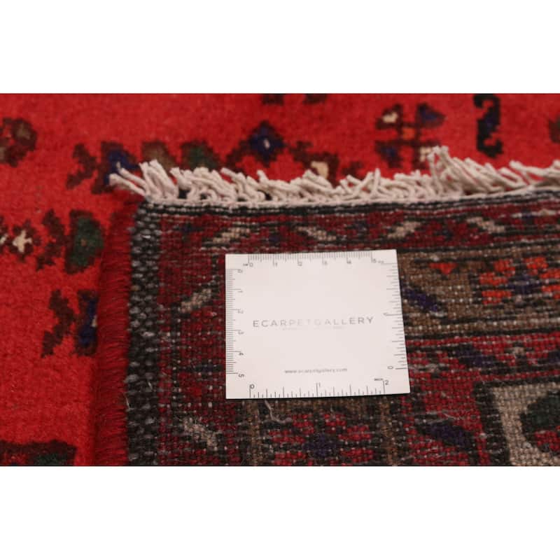 ECARPETGALLERY Hand-knotted Andelz Red Wool Rug - 3'5 x 6'7