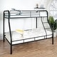 preview thumbnail 1 of 15, Hollywood Metal Bunk Bed Black