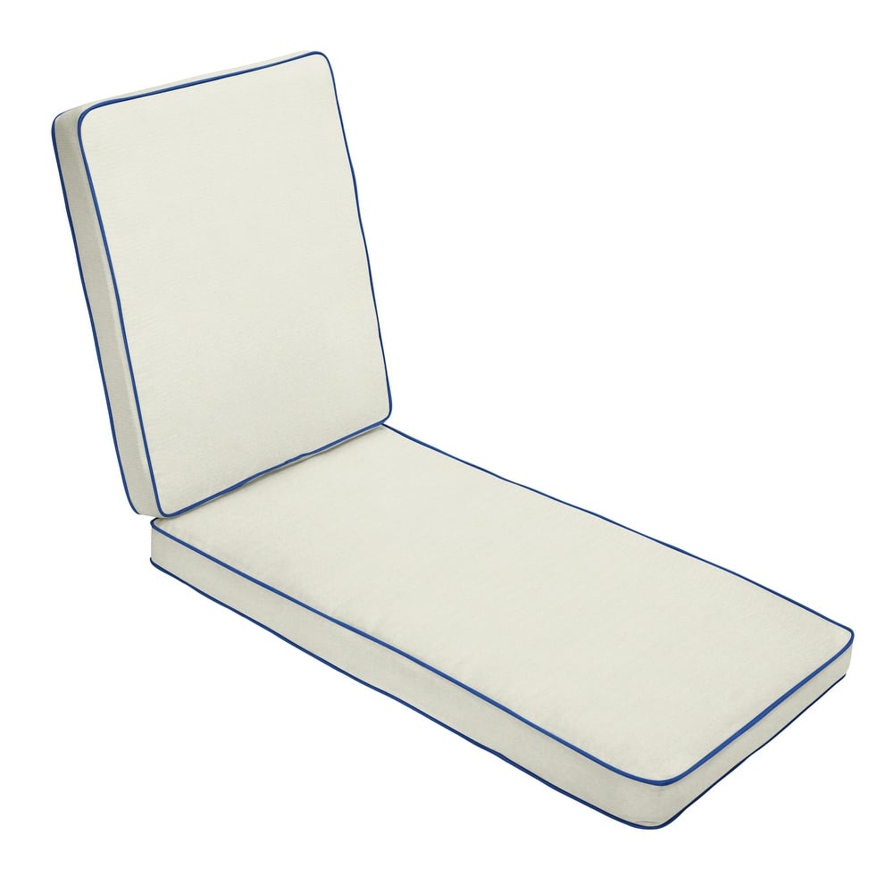 Kokomo Hinged Sunlounger Cushion with Sunbrella Fabric