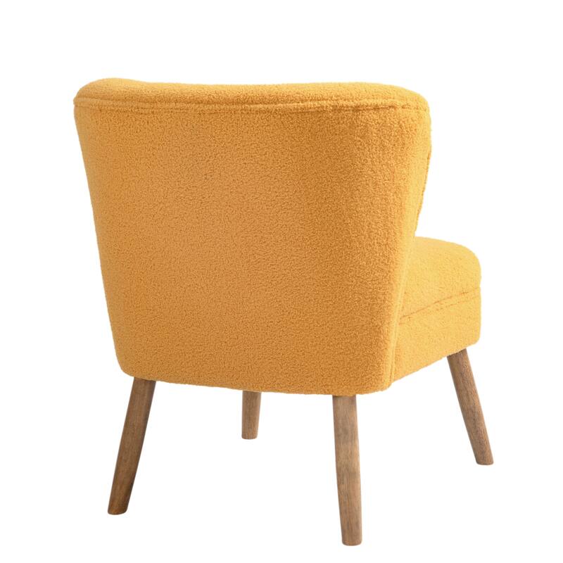 2SET Mid Century Linen Accent Chair