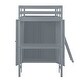 preview thumbnail 6 of 16, Twin Size Loft Bed With Wardrobe and Desk and Shelves for Home