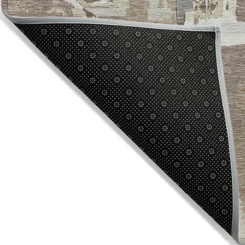 HomeRoots Geometric Transitional Rectangle Outdoor Rug