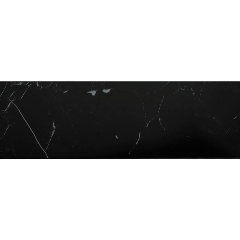 Penthouse 4x12 Polished Marble Look Porcelain Subway Tile - Floor, Wall