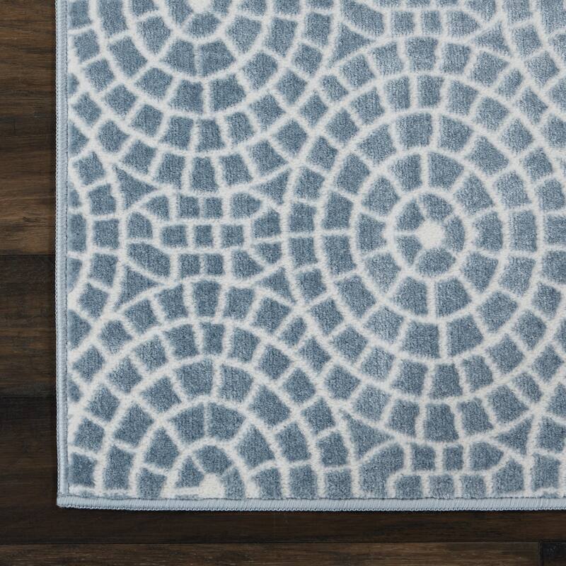 Nourison Urban Chic Modern Geometric Medallions Area Rug