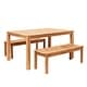 preview thumbnail 8 of 11, Cambridge Casual Paxton 3-piece Teak Patio Dining Set