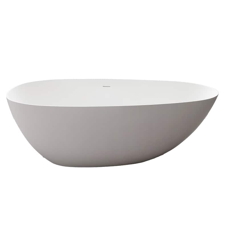 Solid Surface Freestanding Soaking Bathtub
