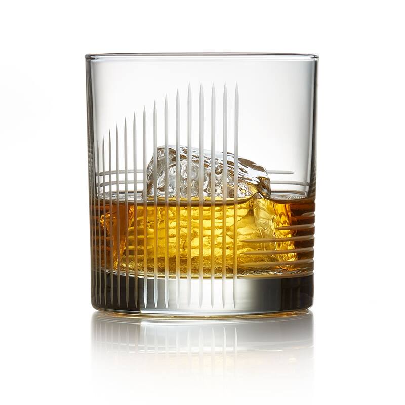 Libbey Cut Cocktails Passage Rocks Glasses, 11-ounce, Set of 4 - Set of 4