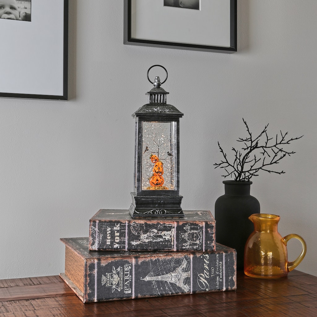 11.5" LED Triple Pumpkin Lantern USB