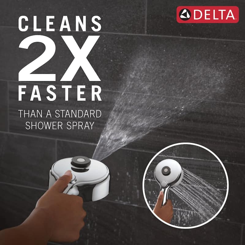 Delta 75648 PivotPro 1.75 GPM 3-in-1 Shower Head and 6 Setting Hand - Chrome