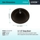 preview thumbnail 3 of 4, Lexicon Platinum V210 Quartz Composite Oval Vanity Sink - Galaxy Mocha