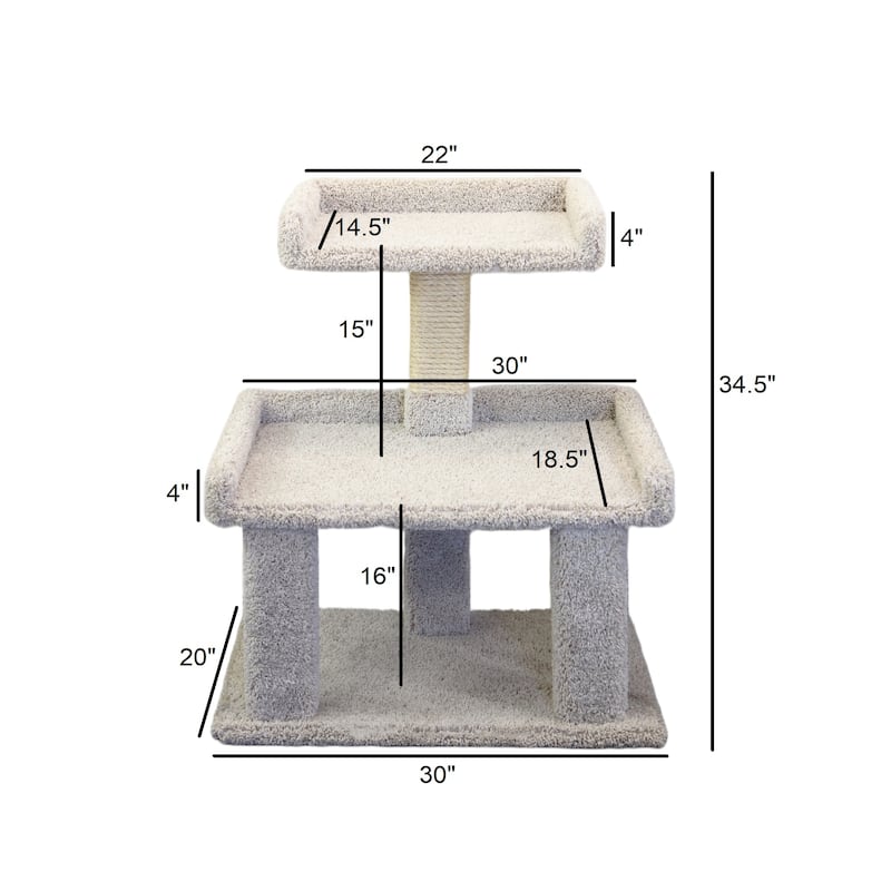 Prestige Cat Trees Extra Large Cat Perch - Beige