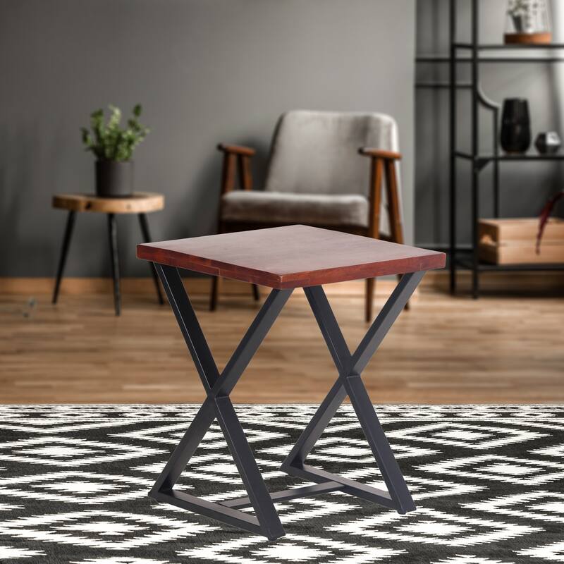 Acacia Cross Leg Side Table