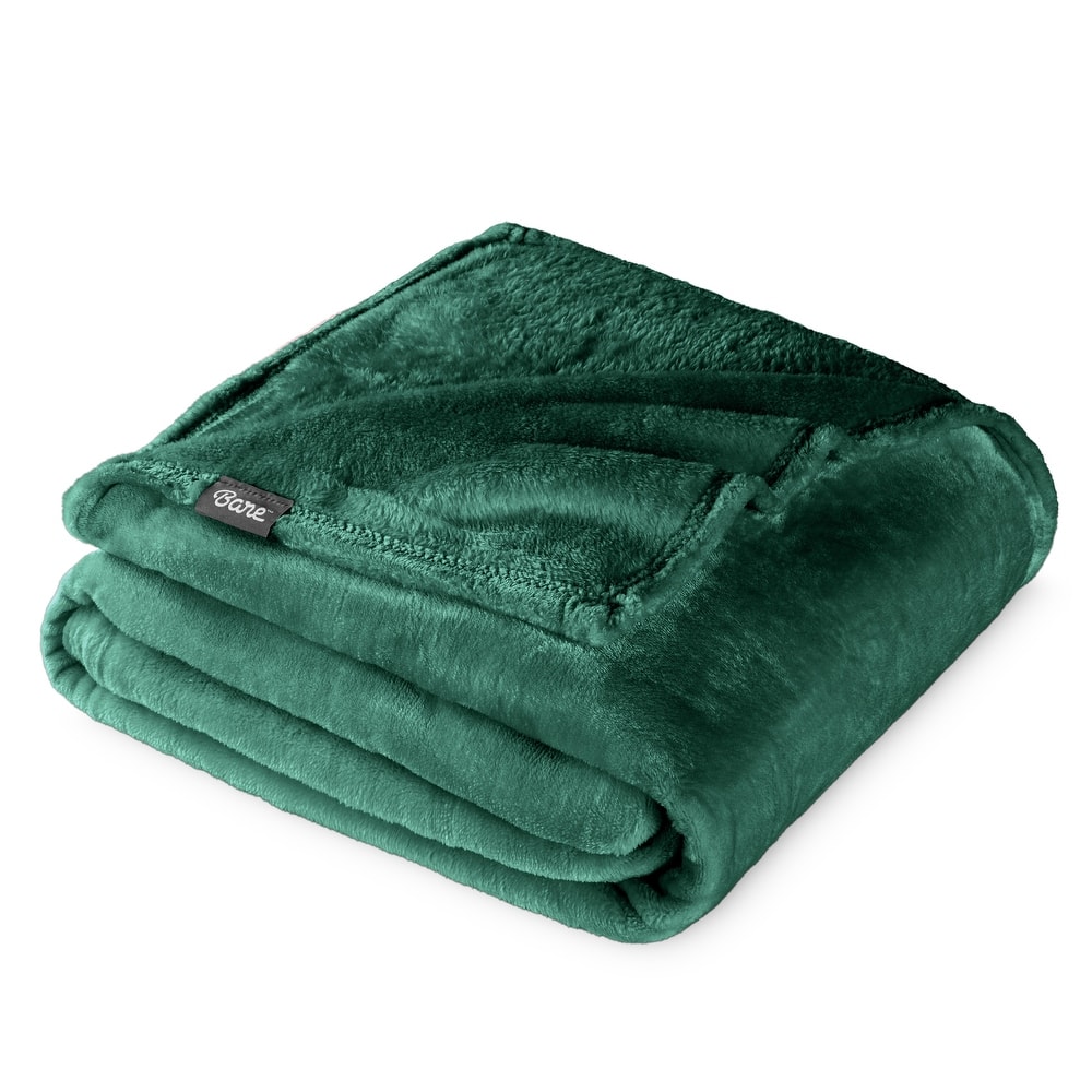 Bare Home Microplush Fleece Blanket - Ultra-Soft - Cozy Fuzzy Warm