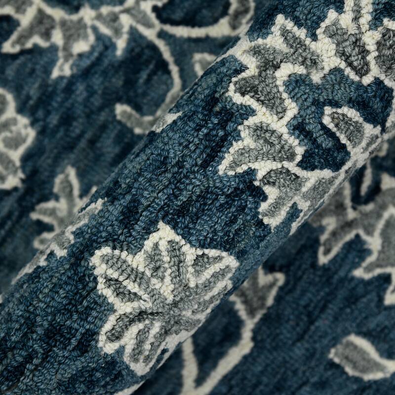 Romesha Hope Hand-Hooked Wool Area Rug