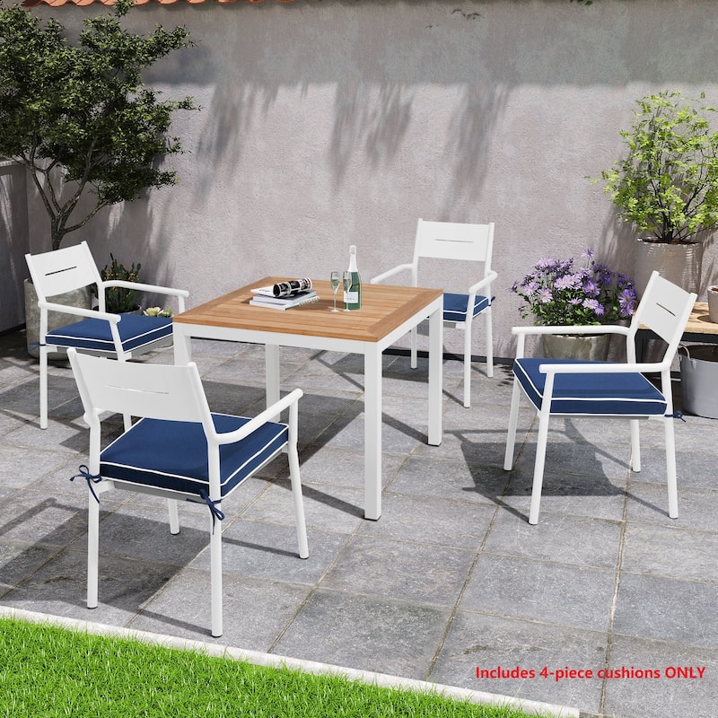 Indoor Outdoor Dining Chair Cushion Set of 2/4 Patio Chair Seat Pad