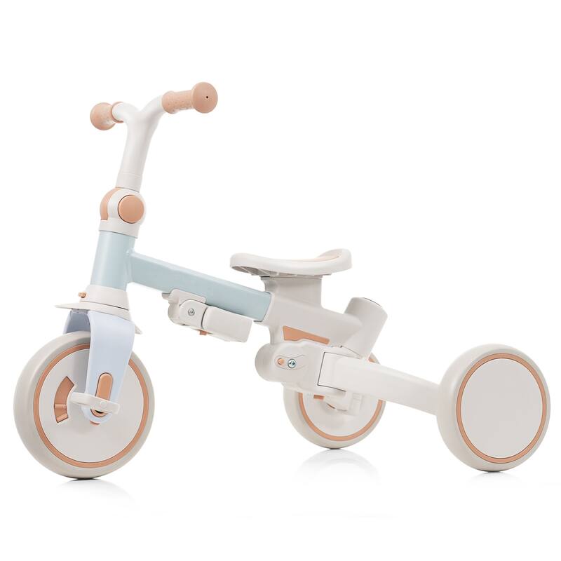 Foldable Toddler Tricycle with Removable and Adjustable Handle