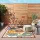 preview thumbnail 55 of 71, Nourison Aloha Scandinavian Floral Indoor/Outdoor Area Rug 3'6" x 5'6" - Multicolor