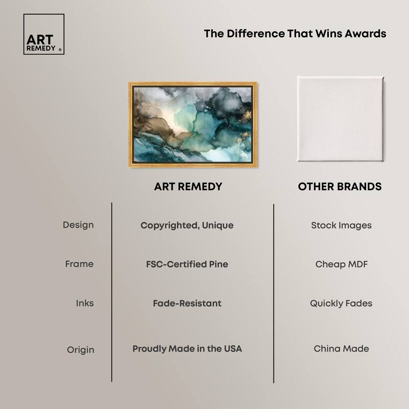 Veiled Inlet Canvas by Art Remedy