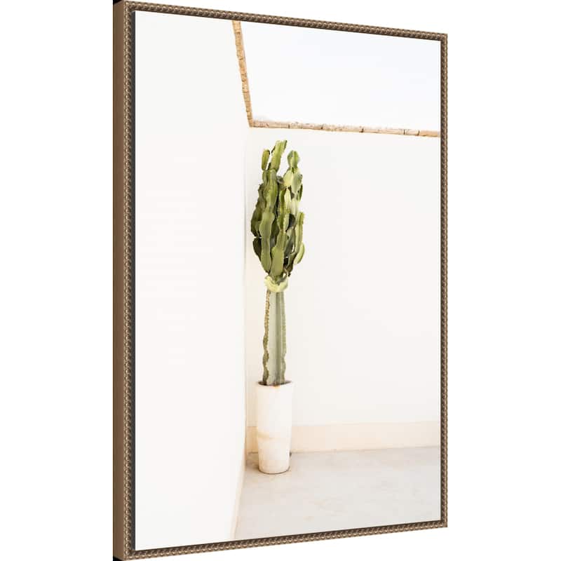 Bohemian Summer by Henrike Schenk Framed Canvas Wall Art Print - Sylvie Beaded Gold