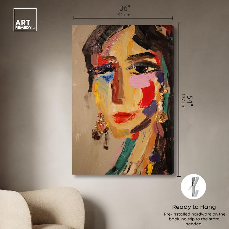 Colorful Expression II Canvas by Art Remedy, Gallery Wrapped