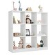 preview thumbnail 1 of 4, Kids Toy Storage Organizer 9-Cube Kids Bookcase for Books Toys White