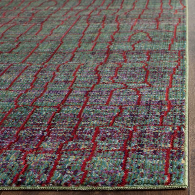 SAFAVIEH Valencia Shareen Distressed Vintage Boho Oriental Polyester Rug