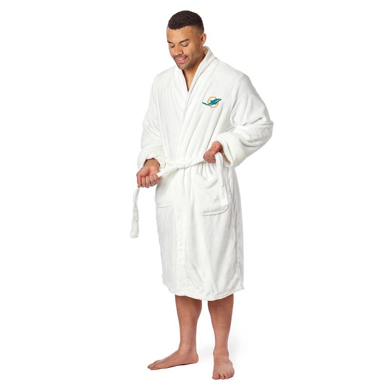 NFL Miami Dolphins Men's L/XL Silk Touch Robe